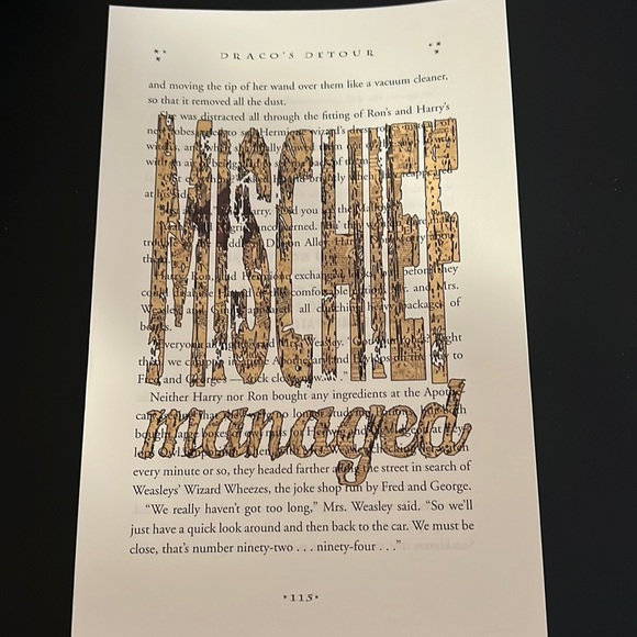 Harry Potter Quote Wall Art Print - Picture 1 of 1